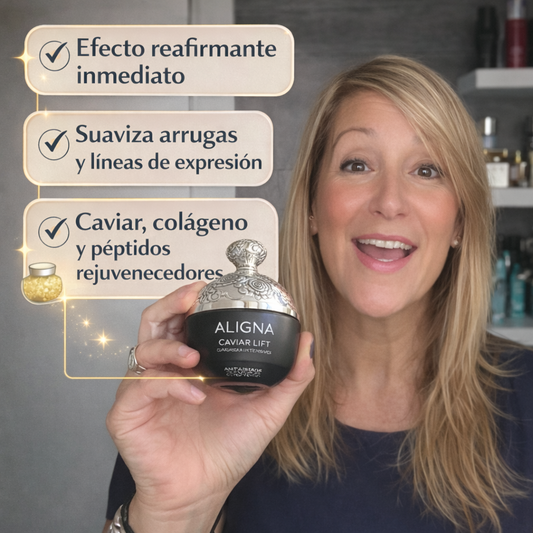ALIGNA CAVIAR LIFT, CREMA ANTI-EDAD. Tu piel no está envejeciendo: está perdiendo firmeza… y nadie te explicó cómo detenerlo